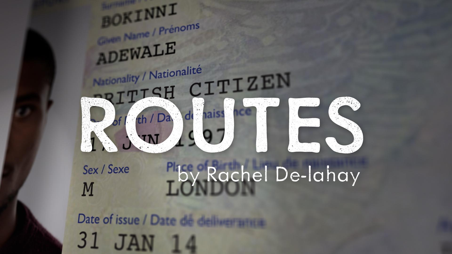 routes title card Passage by Christopher Chen, Directed by Kaiser Ahmed
